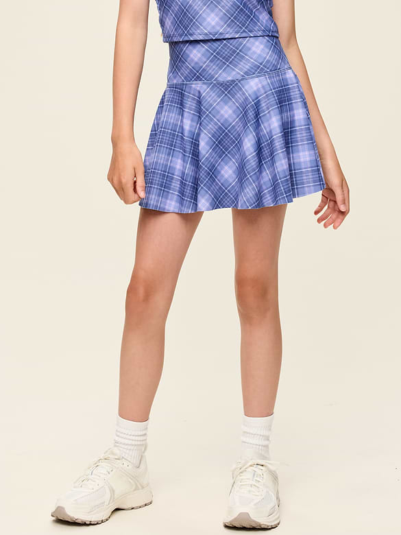 High-Waisted PowerSoft Skort for Girls