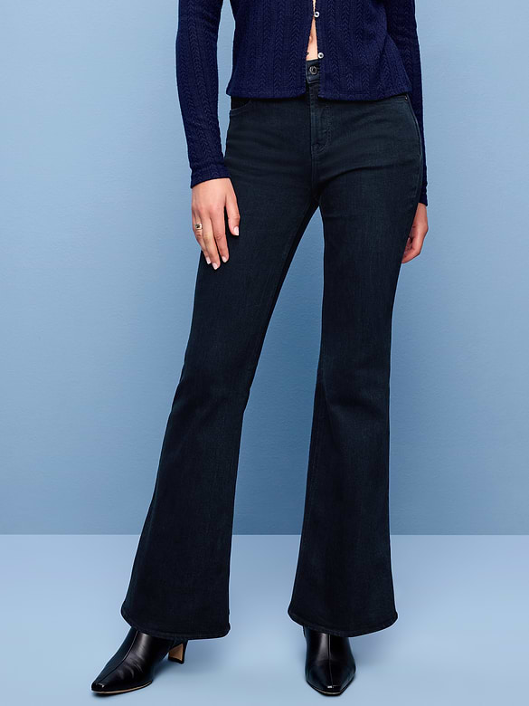 High-Waisted Flare Jeans