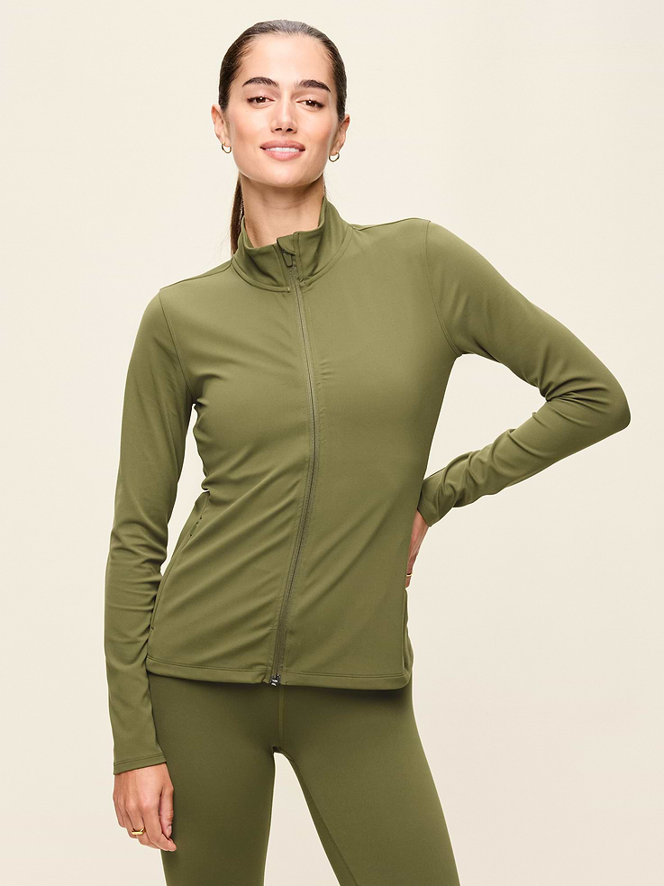 Image number 1 showing, StudioSmooth Full-Zip Jacket