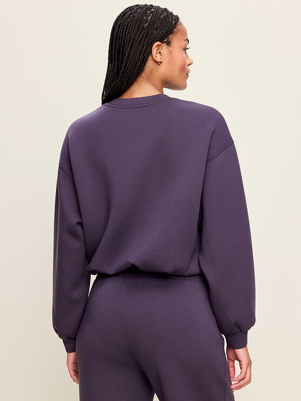 Bounce Fleece Bubble-Hem Sweatshirt