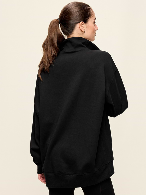 Dynamic Fleece Half-Zip Tunic Sweatshirt