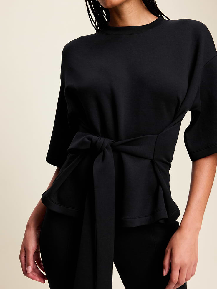 Image number 4 showing, Bounce Fleece Wrap Top
