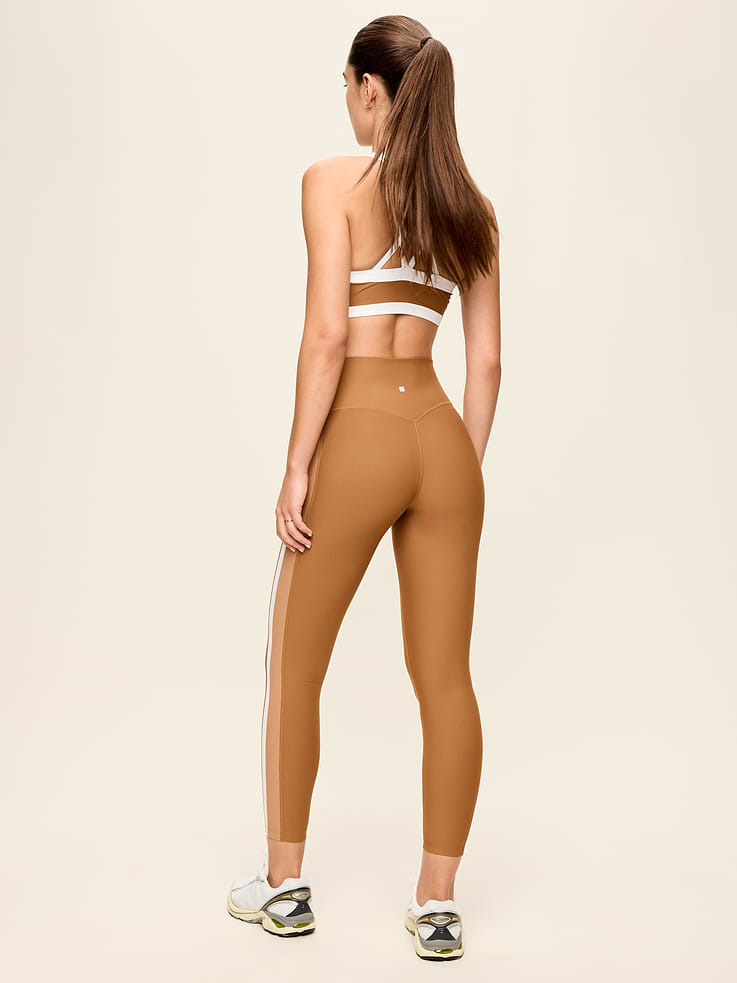 Image number 3 showing, High-Waisted PowerSoft Boundless 7/8 Pocket Leggings – No Front Seam