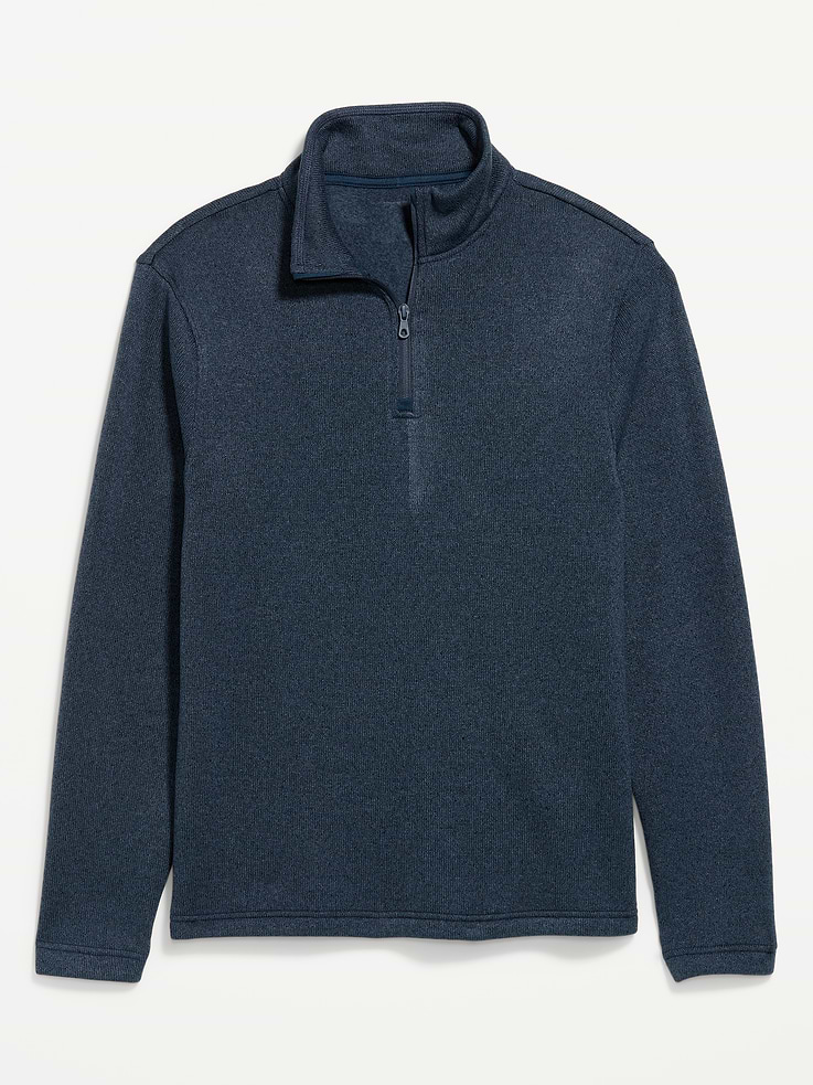 Image 4 of 4, Sweater Fleece Quarter-Zip