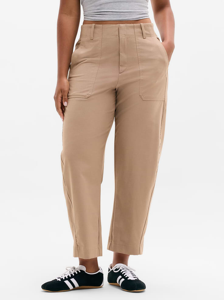 Image number 2 showing, Skyline High Rise Barrel Leg Pant