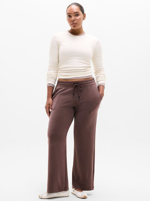 Seasoft Mid Rise Straight Pant
