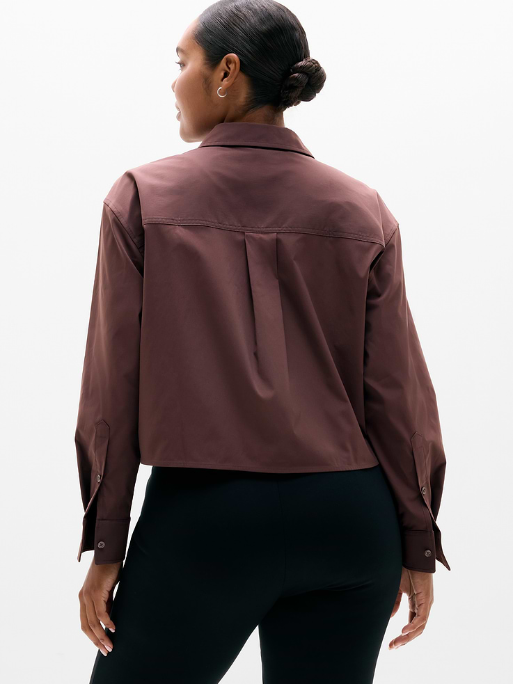 Image number 5 showing, Midday Cropped Poplin Shirt