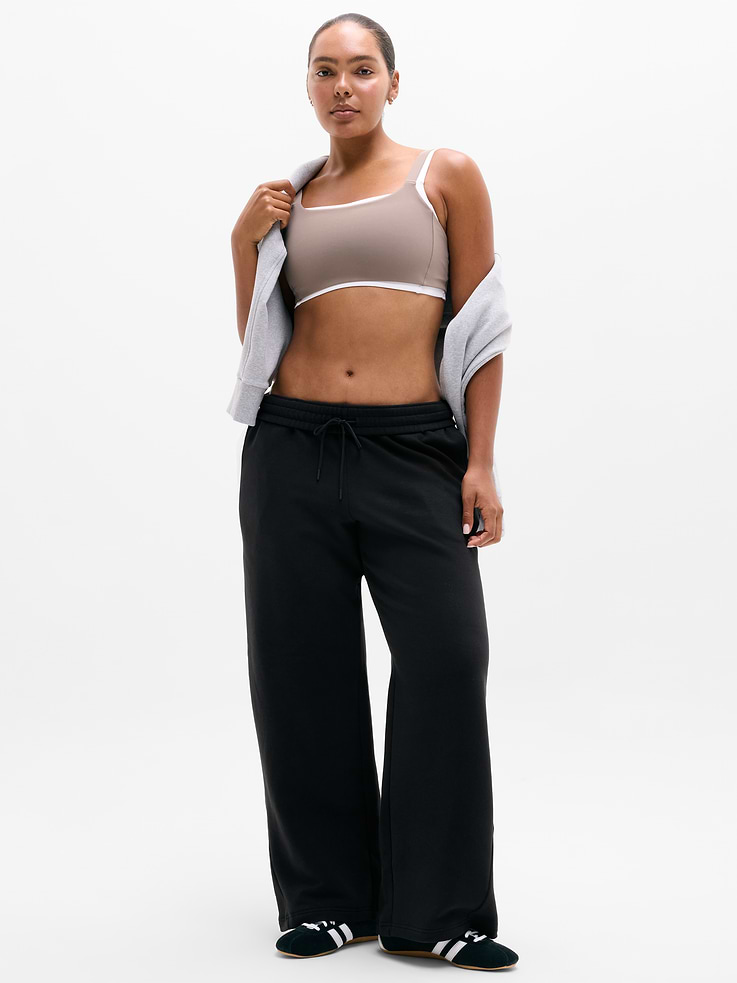 Image number 4 showing, Forever Fleece Classic Wide Leg