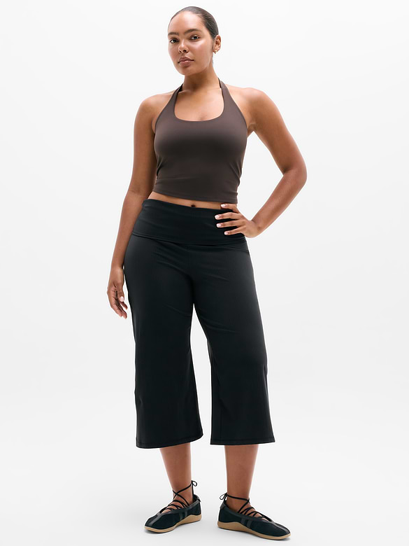 Eternity Rib Crop Wide Leg