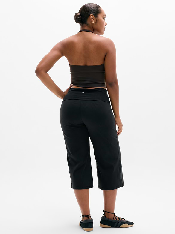 Eternity Rib Crop Wide Leg