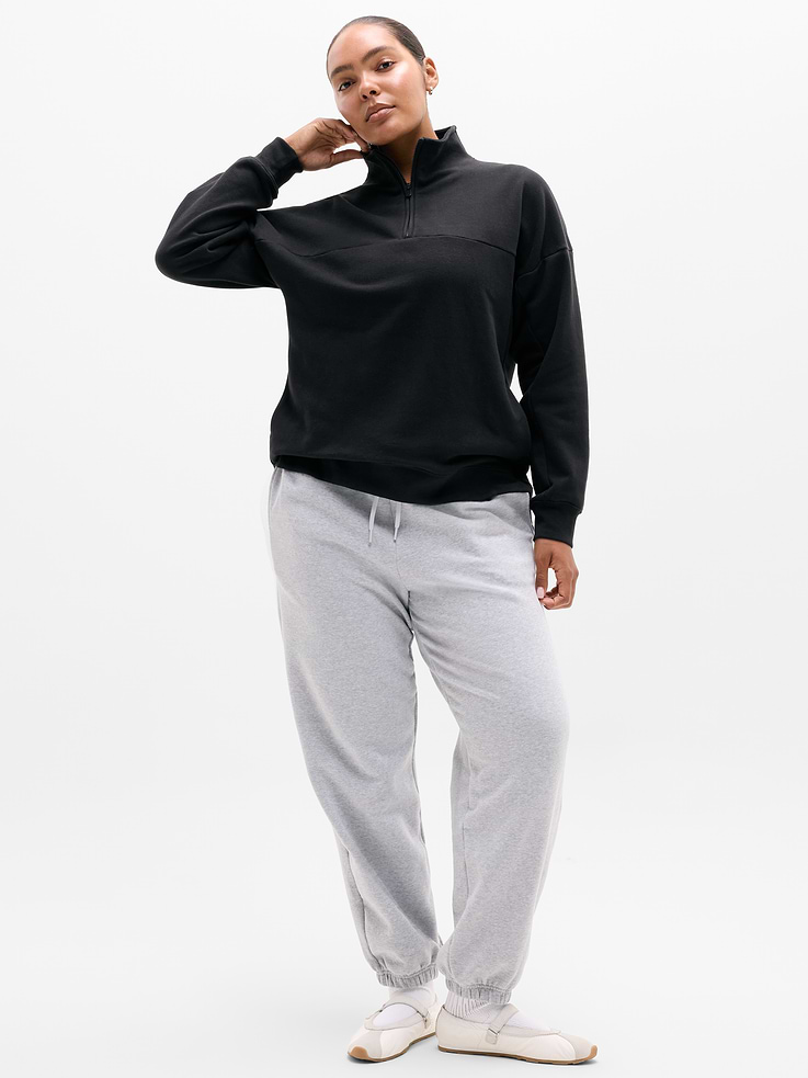Image 5 of 7, Forever Fleece 1/4 Zip Sweatshirt