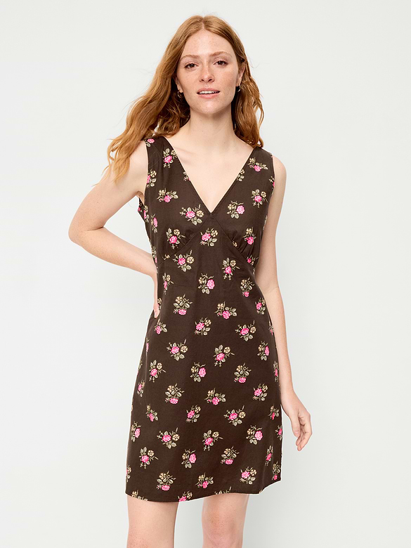 Sleeveless A-Line Mini Dress