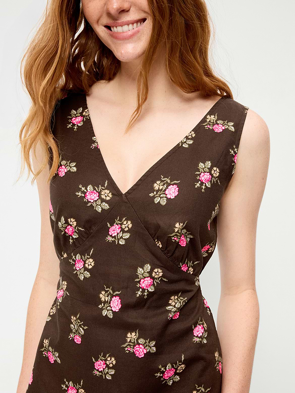 Sleeveless A-Line Mini Dress