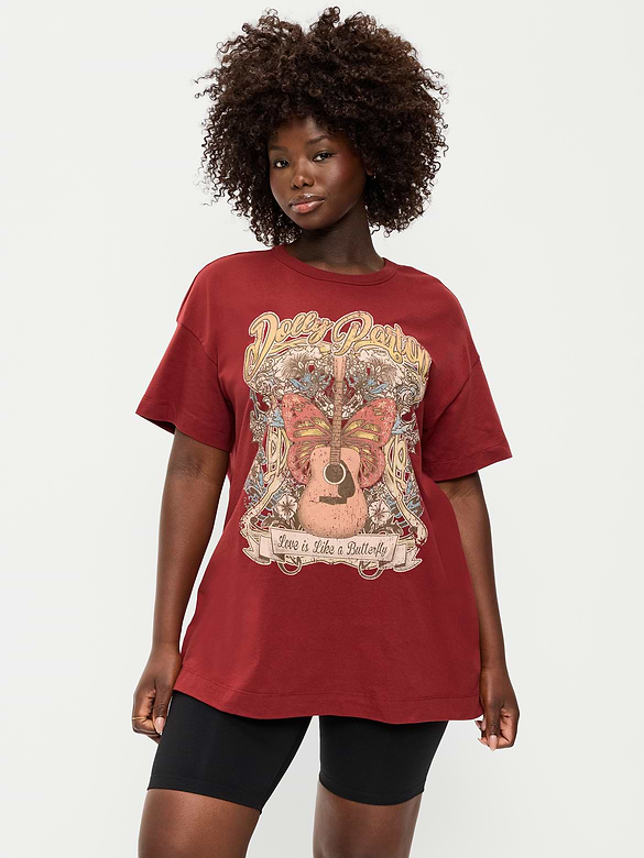 Dolly Parton™ Oversized Tunic T-Shirt