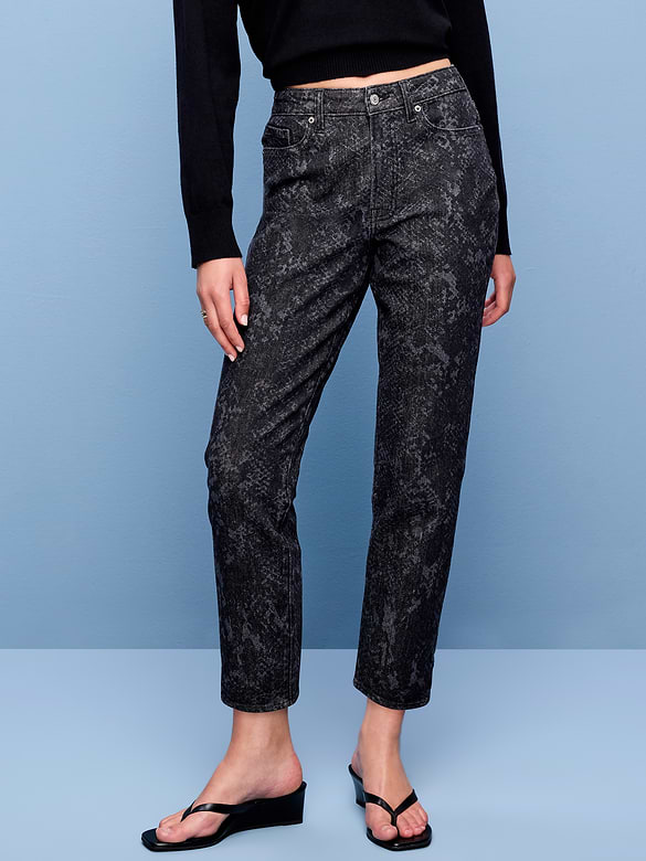 High-Waisted OG Straight Ankle Jeans