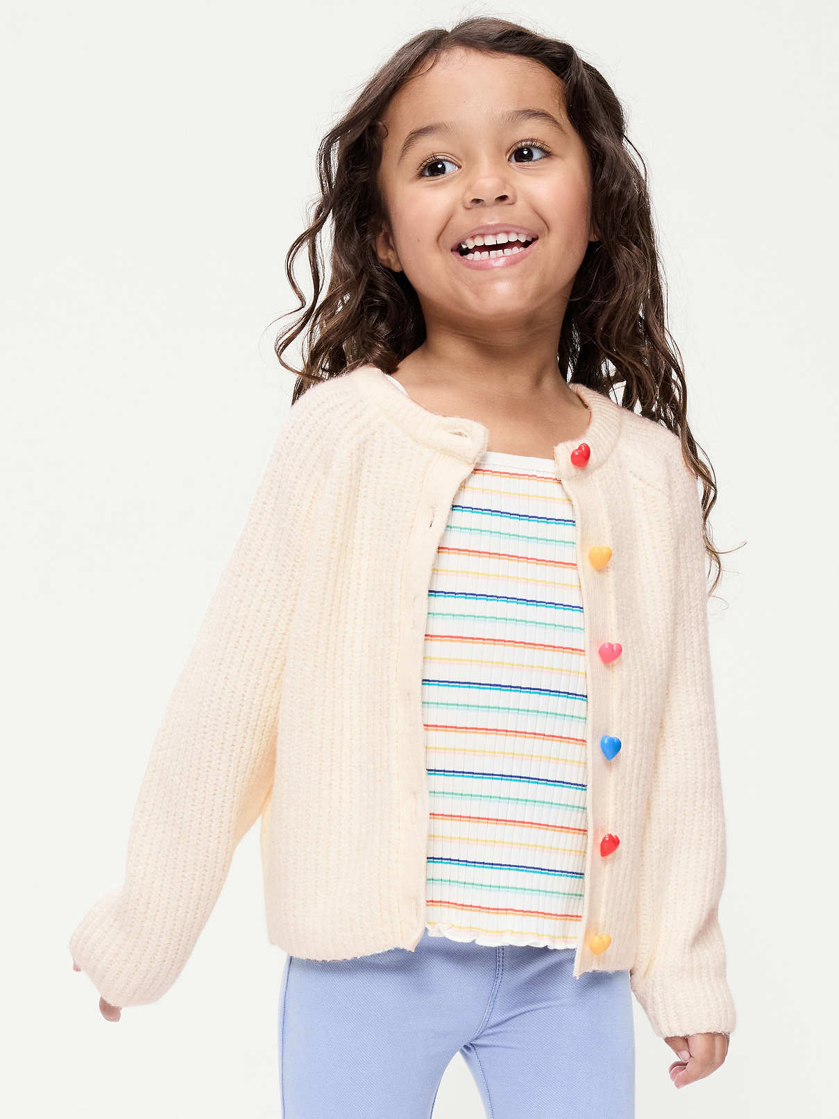 Image number 1 showing, SoSoft Cardigan Sweater for Toddler Girls