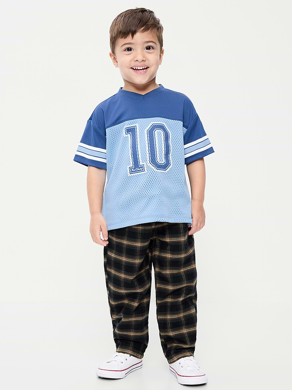 Pull-On Barrel-Leg Pants for Toddler Boys
