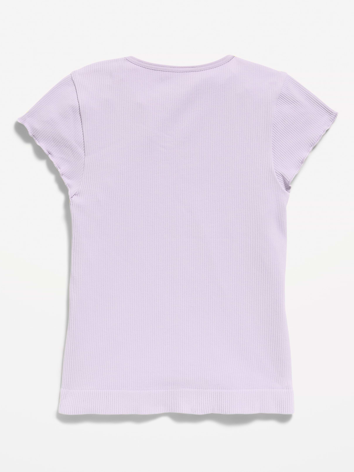 Image number 3 showing, Fitted Seamless Ribbed Performance Top for Girls