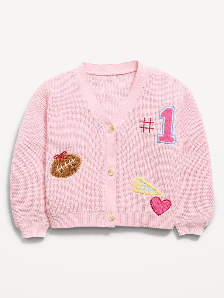 Image 2 of 3, Cardigan Sweater for Toddler Girls