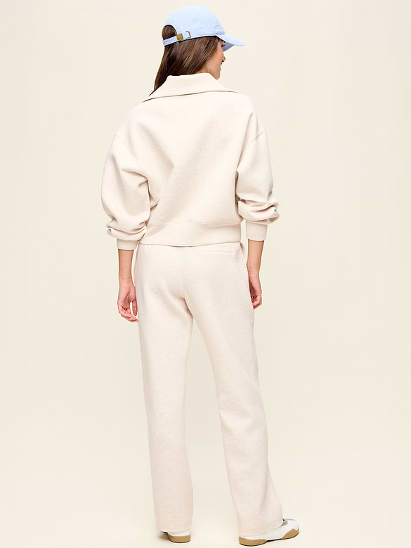 High-Waisted Bounce Fleece Trouser Sweatpants