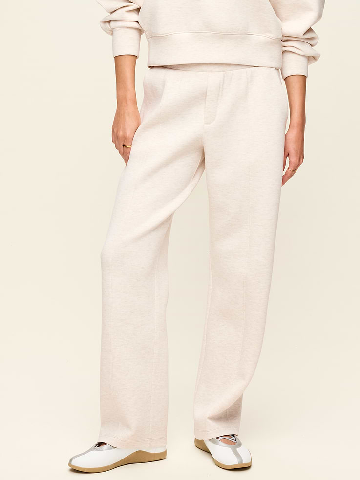 Image number 1 showing, High-Waisted Bounce Fleece Trouser Sweatpants