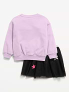Image number 3 showing, Sweatshirt & Tutu Skirt Set for Toddler Girls