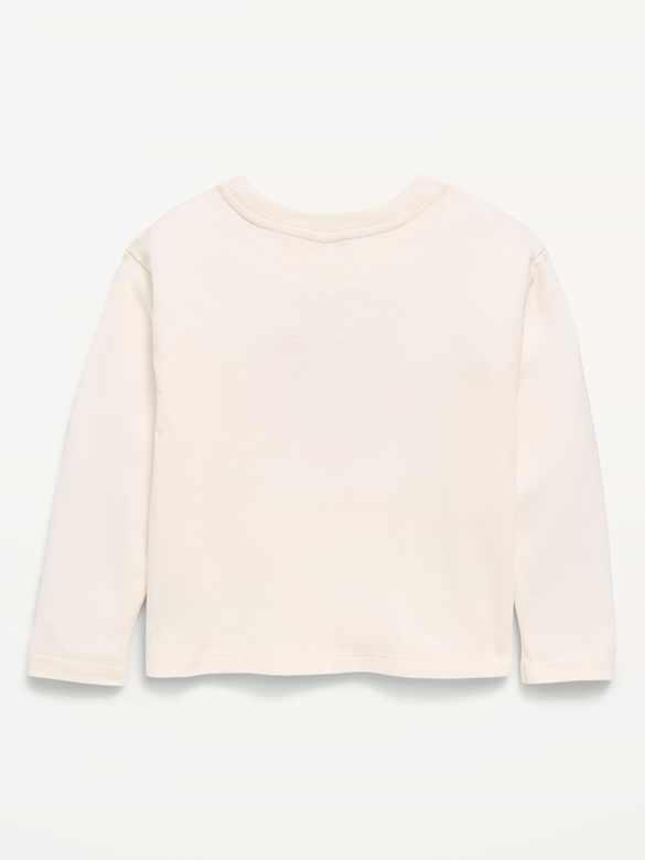 Long-Sleeve Graphic T-Shirt for Toddler Girls