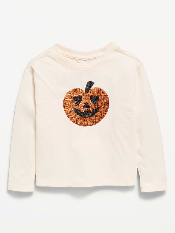 Long-Sleeve Graphic T-Shirt for Toddler Girls