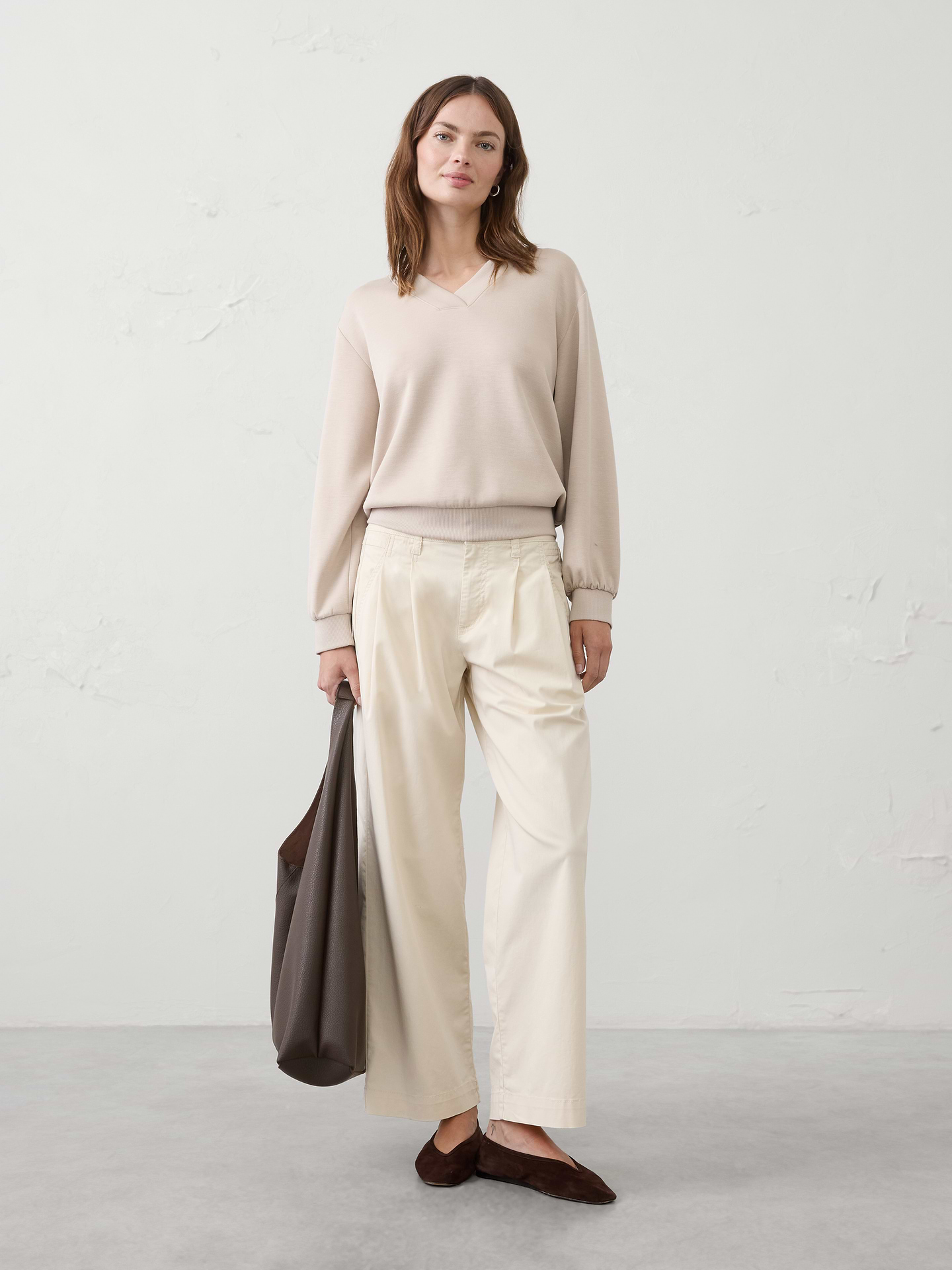 Image number 1 showing, Soft Touch V-Neck Sweatshirt