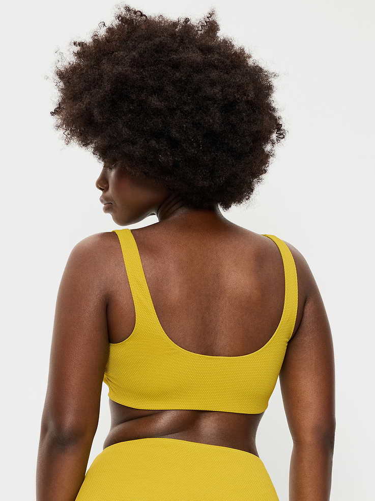 Image number 3 showing, Pique Scoop-Neck Swim Top