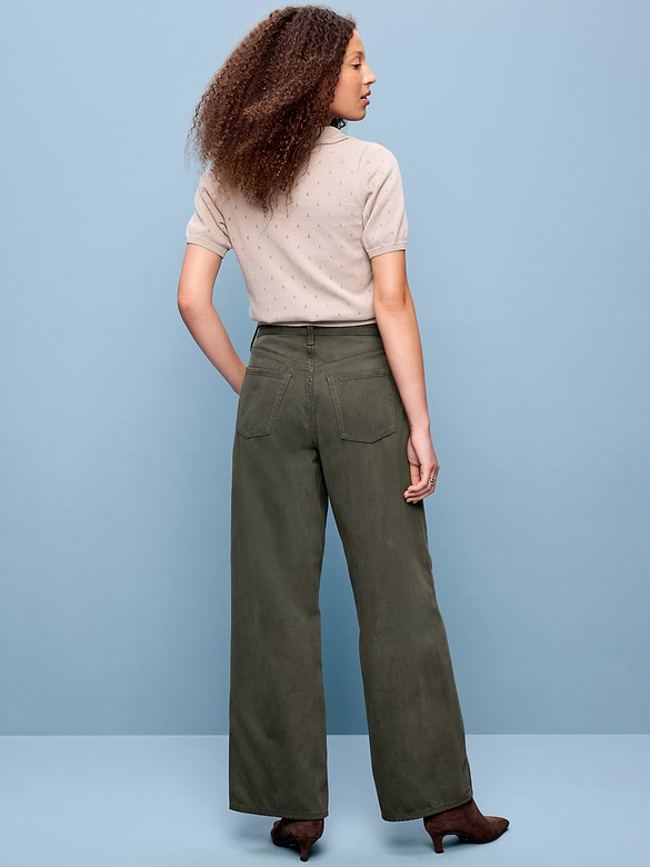 High-Waisted Baggy Wide-Leg Jeans