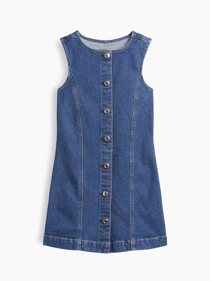 Image number 2 showing, Kids Denim Dress
