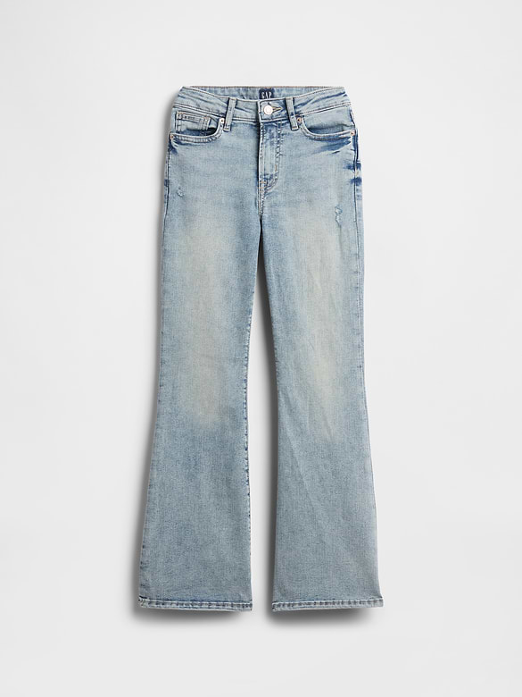 Kids High Rise '70s Flare Jeans