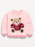Image number 2 showing, SoSoft Long-Sleeve Graphic Sweater for Toddler Girls