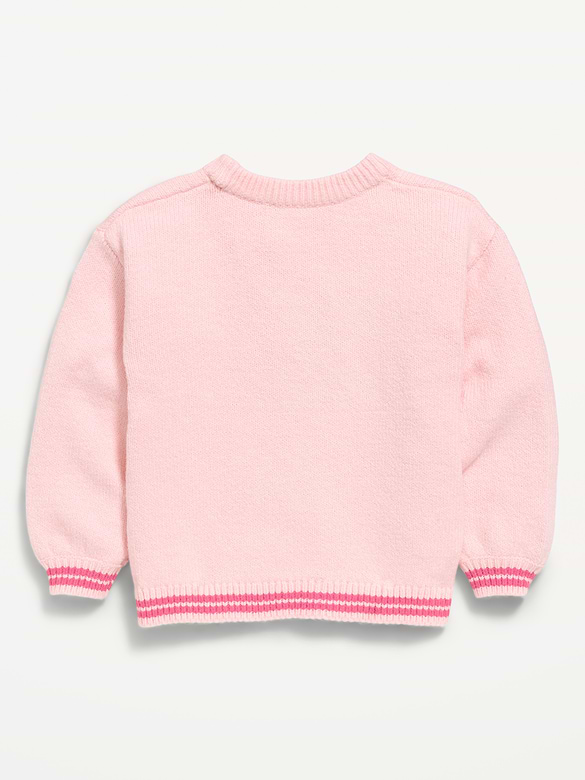 SoSoft Long-Sleeve Graphic Sweater for Toddler Girls