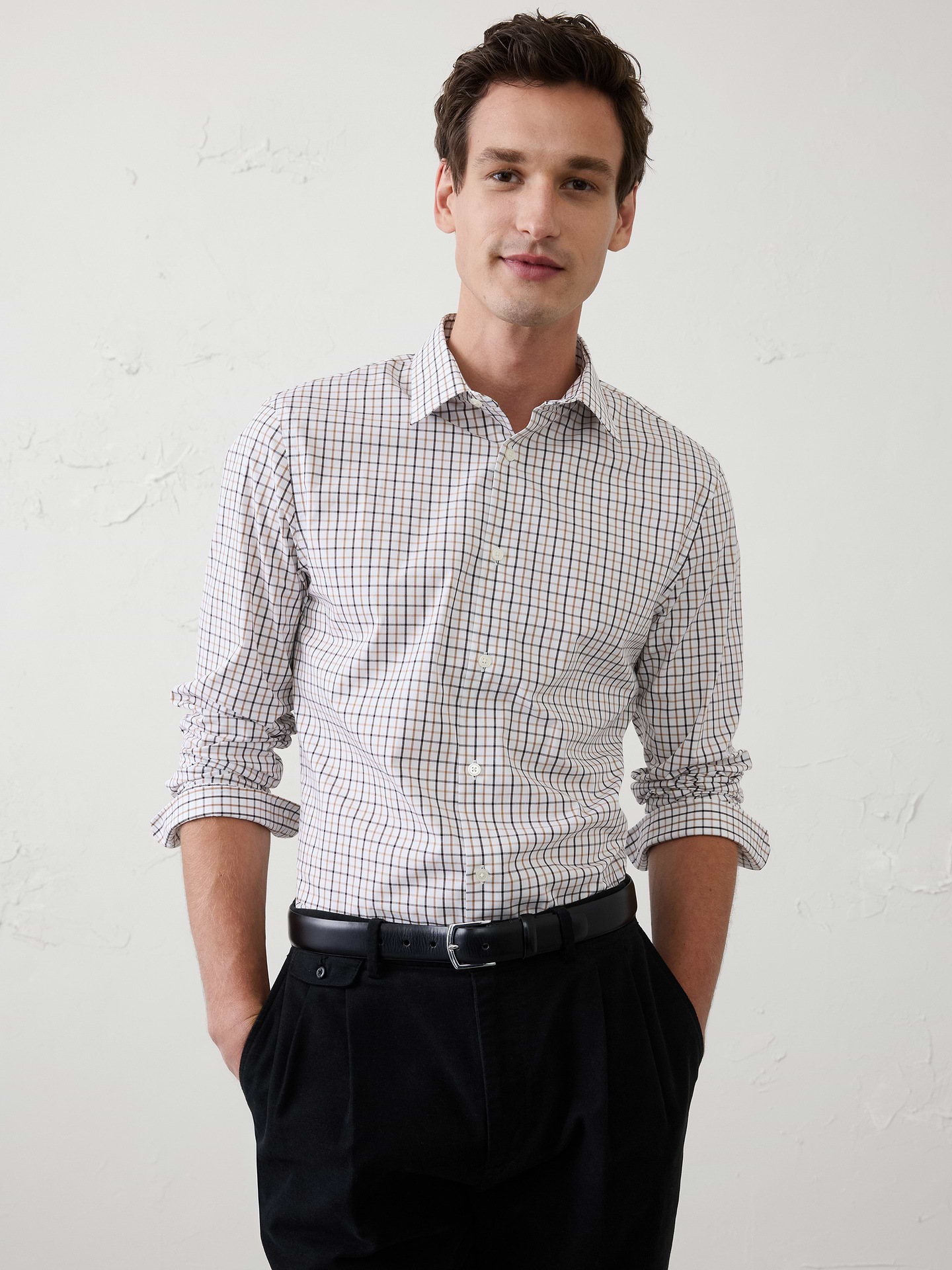 Image number 1 showing, Slim-Fit Dress Shirt