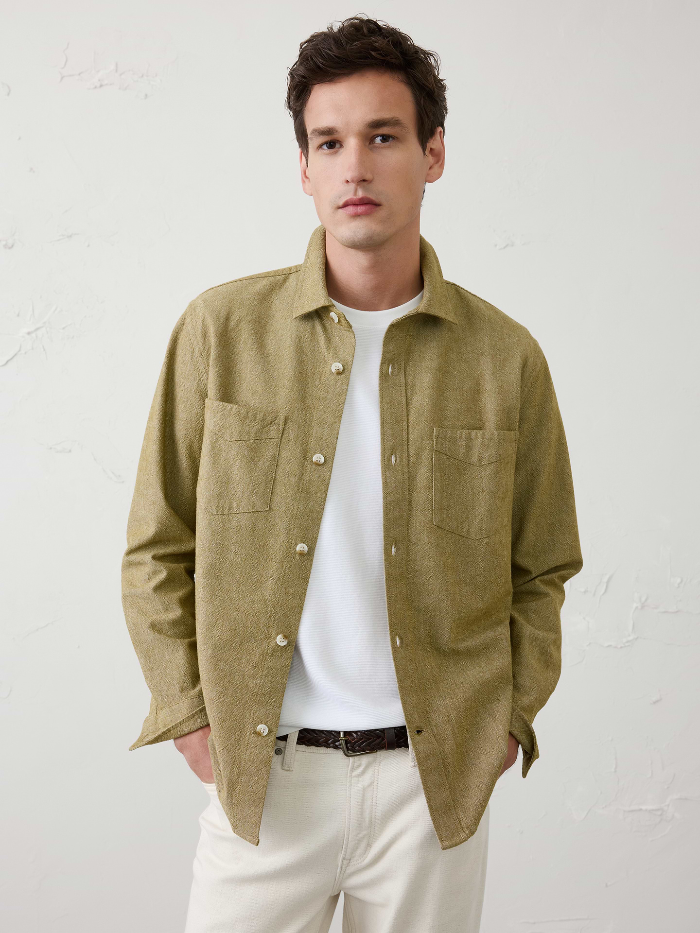 Image number 1 showing, Standard-Fit Textured Shirt