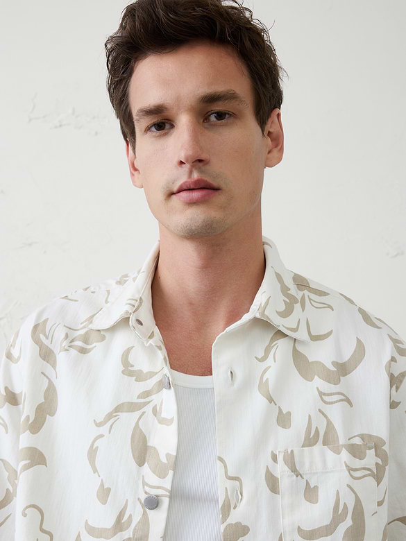 Relaxed-Fit Denim Shirt
