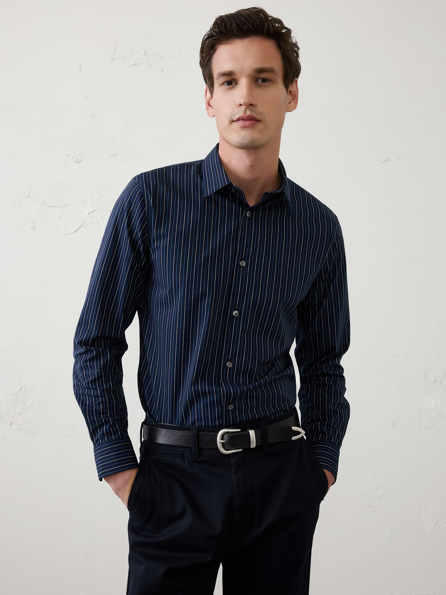 Image number 3 showing, Slim-Fit Dress Shirt