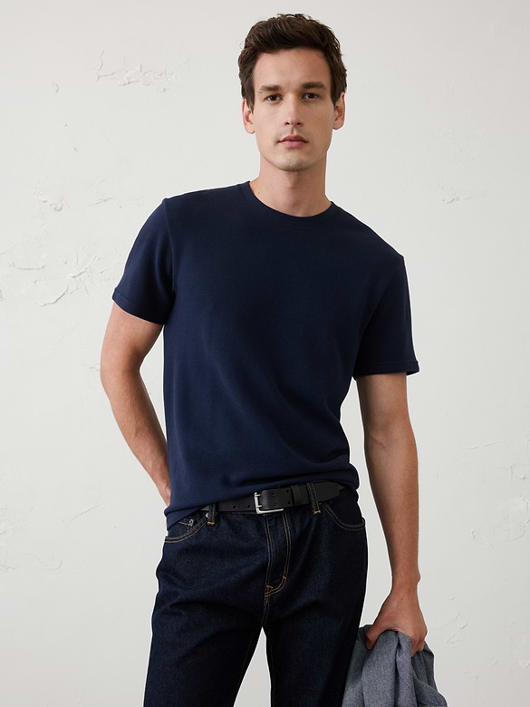 Standard-Fit Ottoman T-Shirt