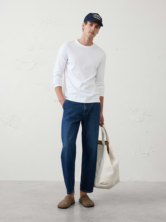 Slim-Fit Luxe Touch Long-Sleeve T-Shirt