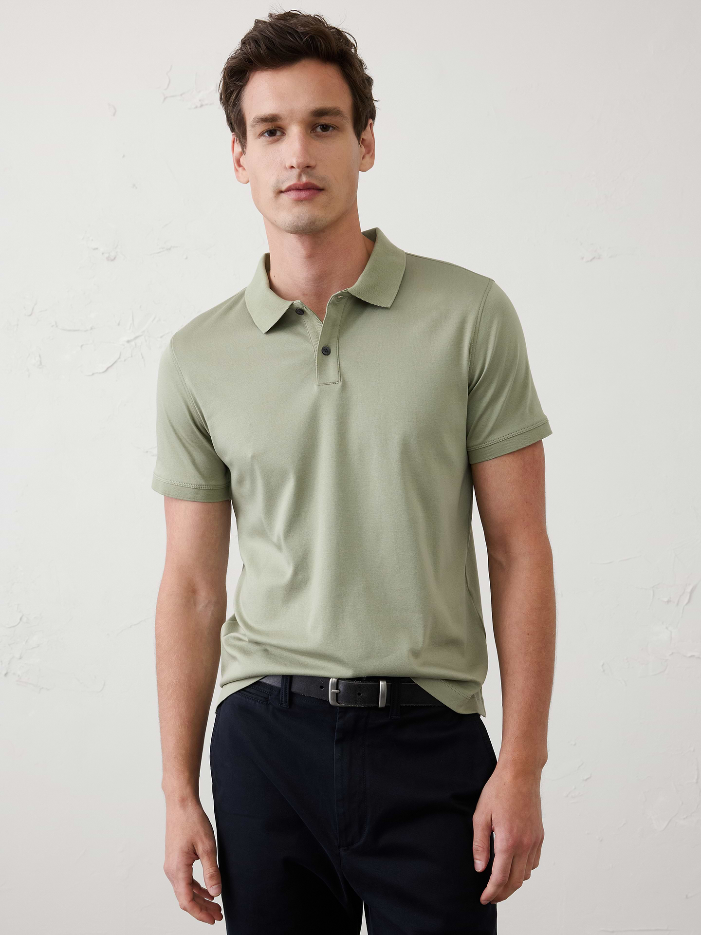 Image number 1 showing, Slim Luxe Touch Polo