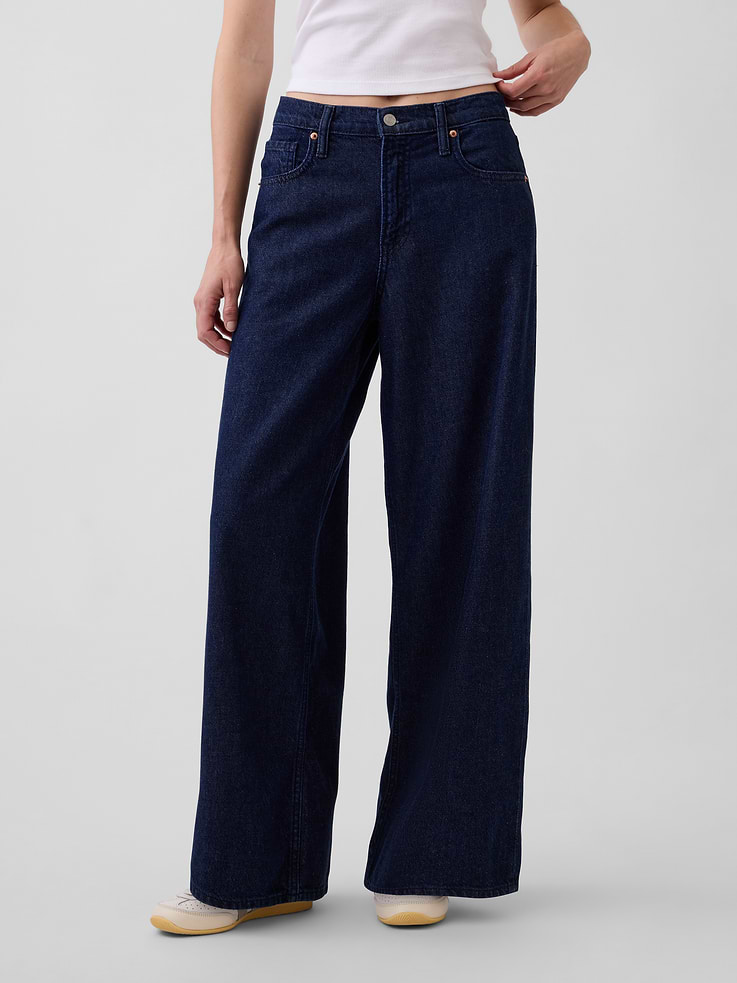 Image number 2 showing, Mid Rise UltraSoft Baggy Jeans
