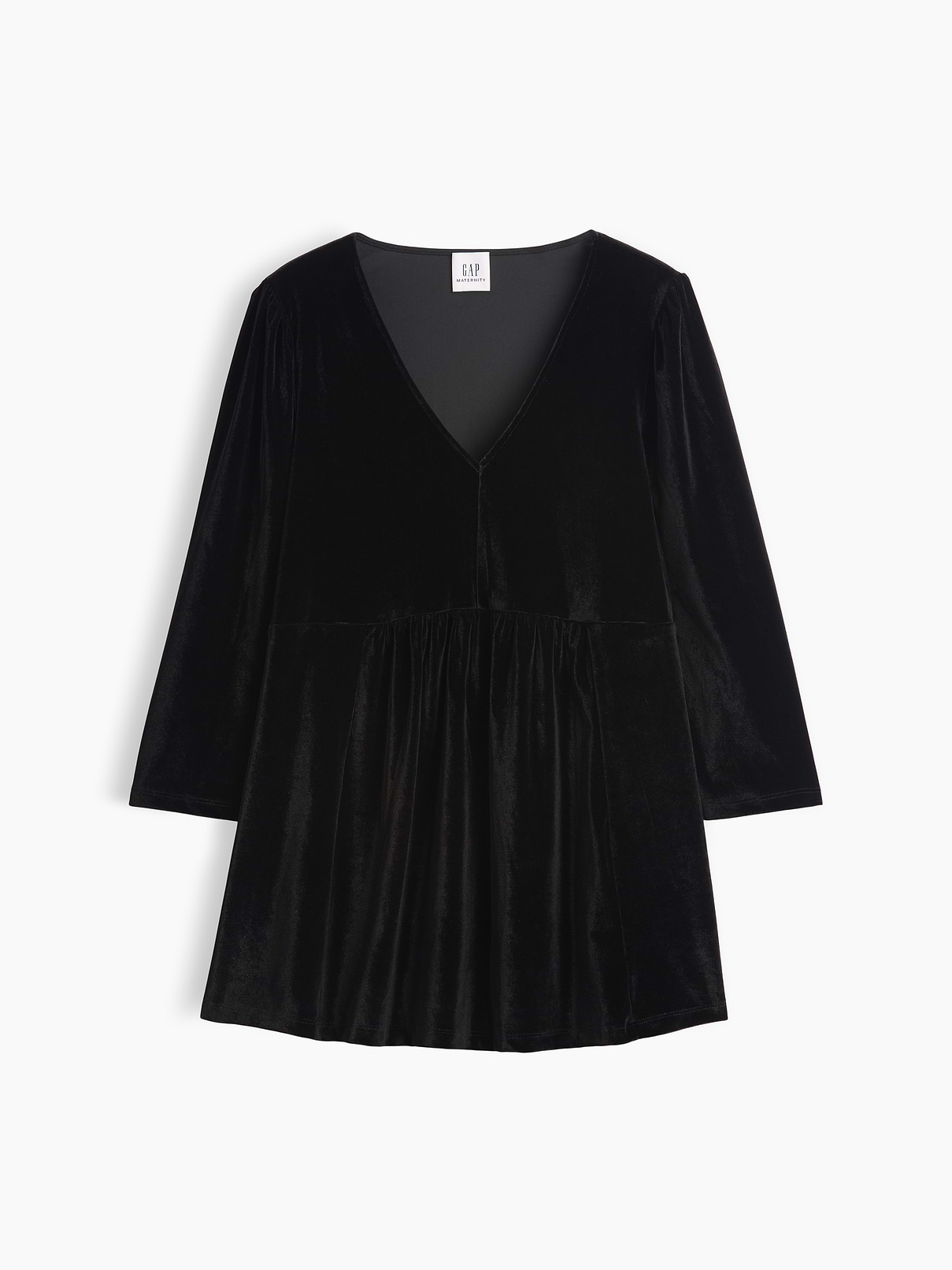 Maternity Velvet Top