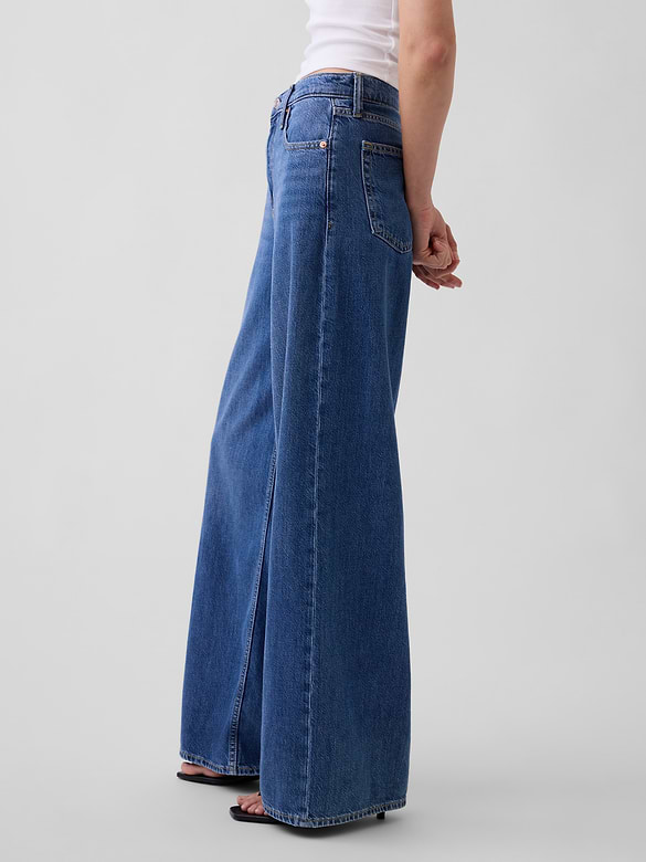 Mid Rise UltraSoft Baggy Jeans