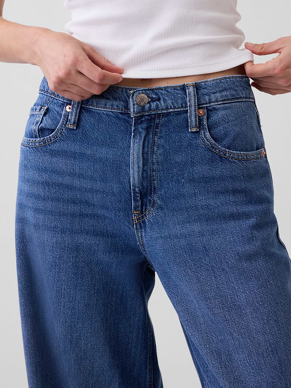 Mid Rise UltraSoft Baggy Jeans
