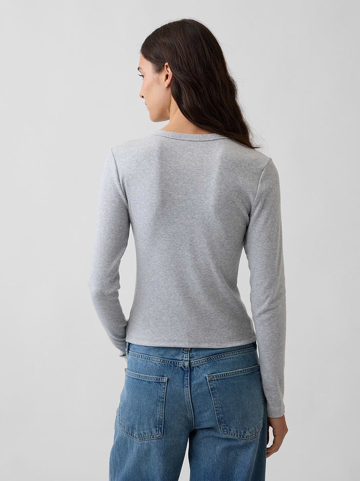 Image number 3 showing, Modern Crewneck Cardigan