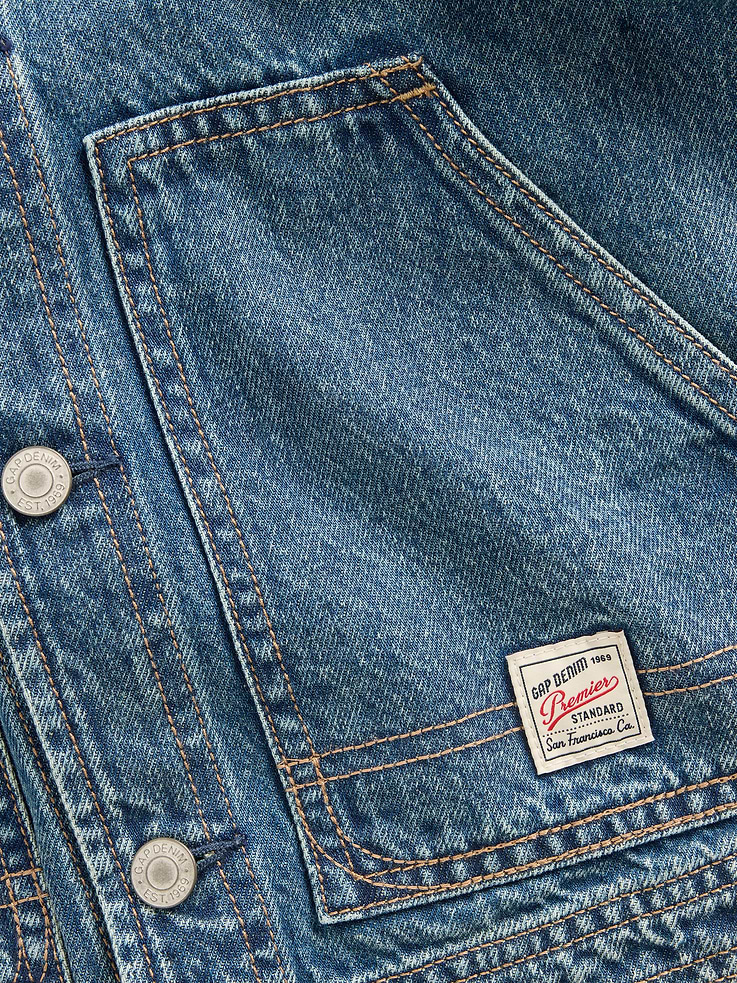 Image number 3 showing, Kids Denim Chore Jacket