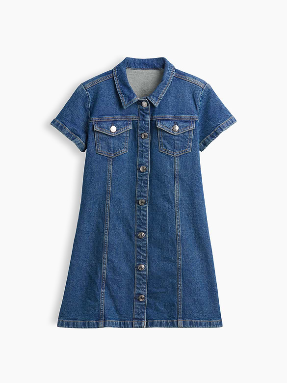 Kids Denim Shirtdress