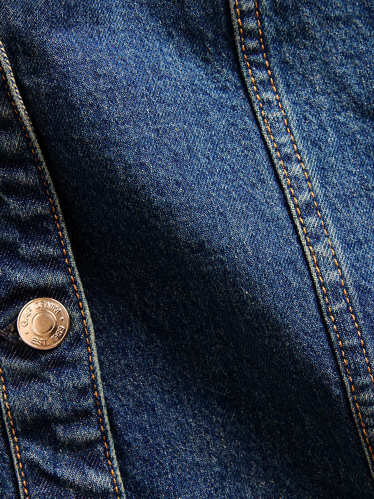 L'image numéro 5 présente Robe chemisier en denim pour Enfant